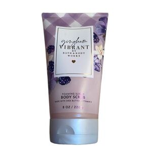 Gingham vibrant foaming body scrub